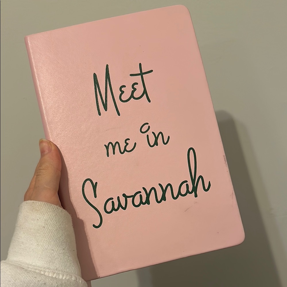 Pink 'Meet me in Savannah' Notebook